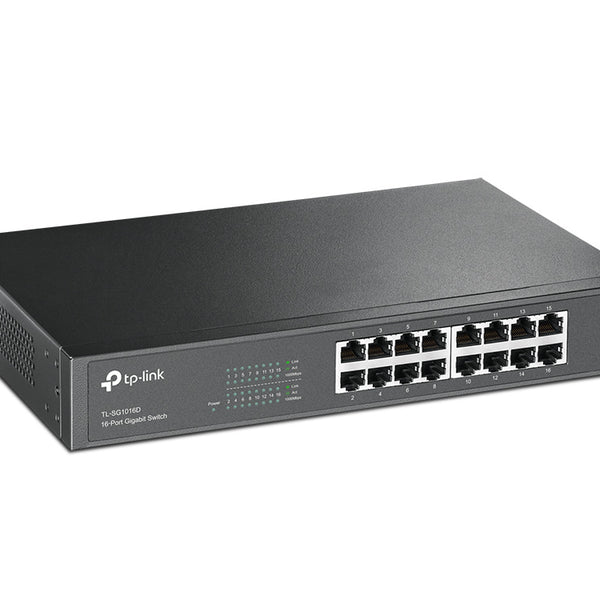 TL-SG1016D No administrado Gigabit Ethernet (10/100/1000) Negro