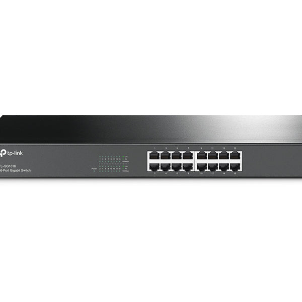 TL-SG1016 No administrado Gigabit Ethernet (10/100/1000) 1U Negro