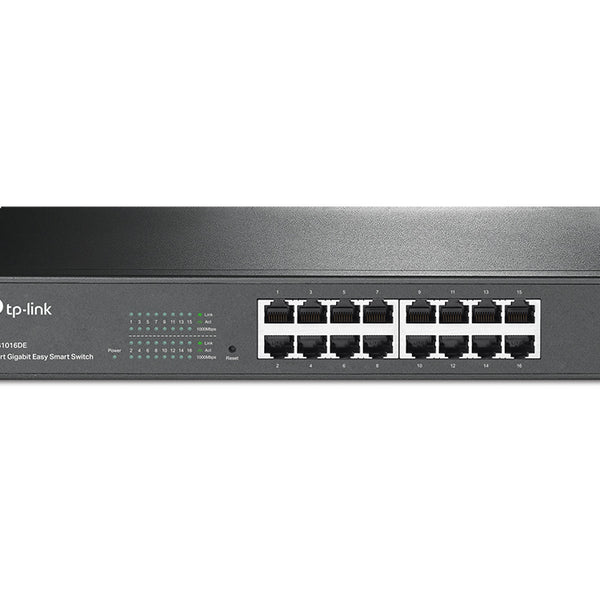 TL-SG1016DE Gestionado L2 Gigabit Ethernet (10/100/1000) 1U Negro