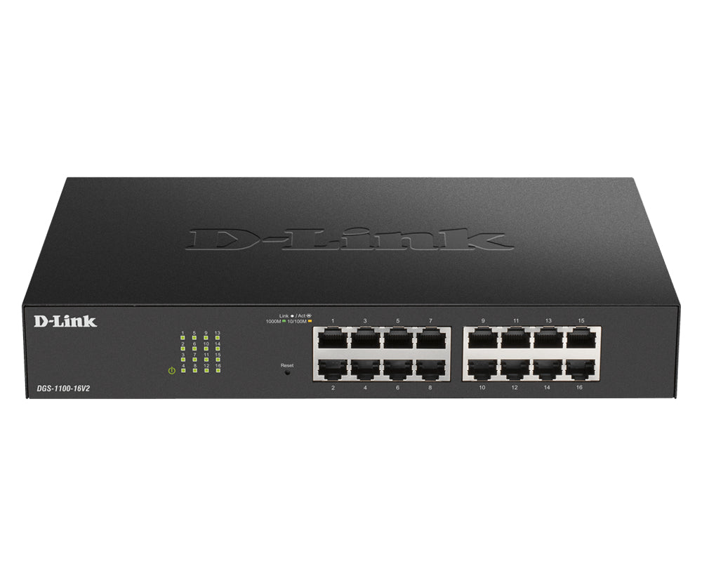 DGS-1100-24PV2 switch Gestionado L2 Gigabit Ethernet (10/100/1000) Energa sobre Ethernet (PoE) Negro