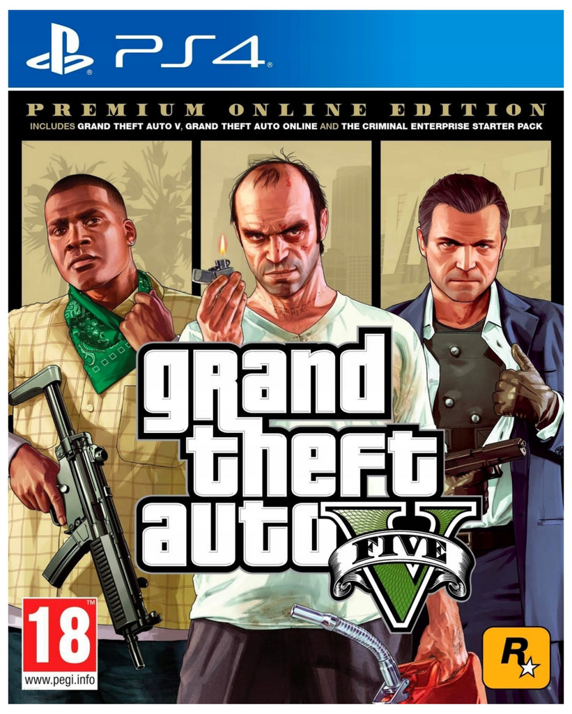 Grand Theft Auto V: Premium Edition Alemn  Ingls  Espaol  Francs  Italiano  Polaco  Portugus  Ruso PlayStation 4