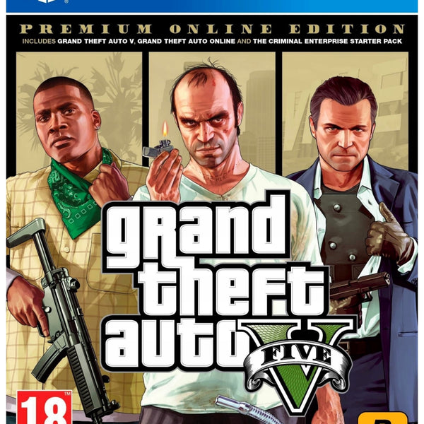 Grand Theft Auto V: Premium Edition Alemn  Ingls  Espaol  Francs  Italiano  Polaco  Portugus  Ruso PlayStation 4