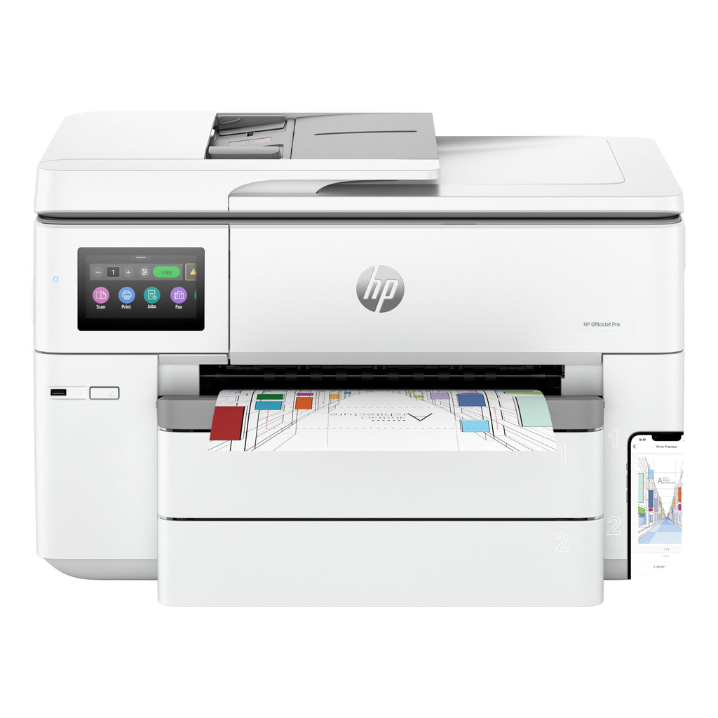 OfficeJet Pro 9730e Inalmbrico All-in-One Color Impresora  Servicio Instant Ink; Impresin a doble cara