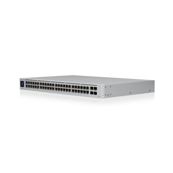 UniFi USW-48-POE switch Gestionado L2 Gigabit Ethernet (10/100/1000) Energa sobre Ethernet (PoE) 1U Acero inoxidable