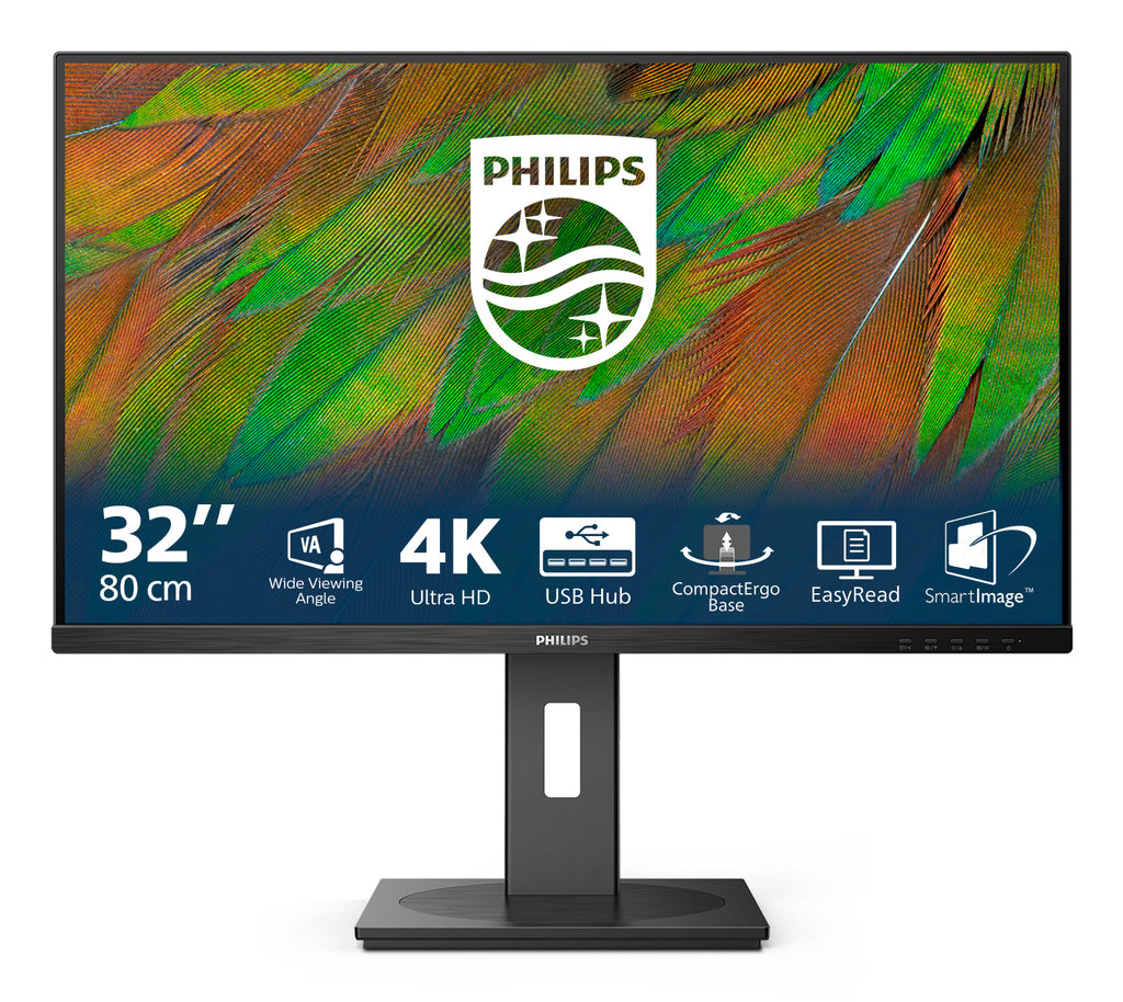 3000 series 32B1N3800/00 pantalla para PC 80 cm (31.5") 3840 x 2160 Pixeles 4K Ultra HD LCD Negro