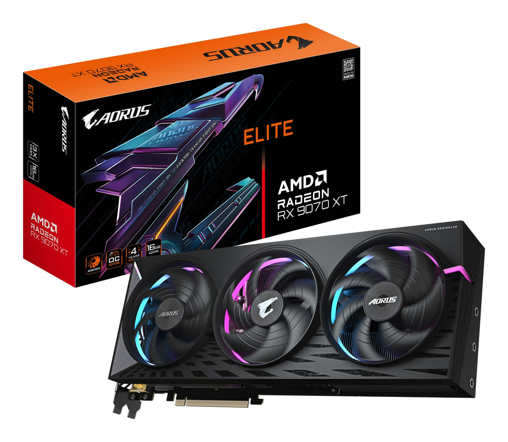 AORUS Radeon RX 9070 XT ELITE 16G Tarjeta Grfica