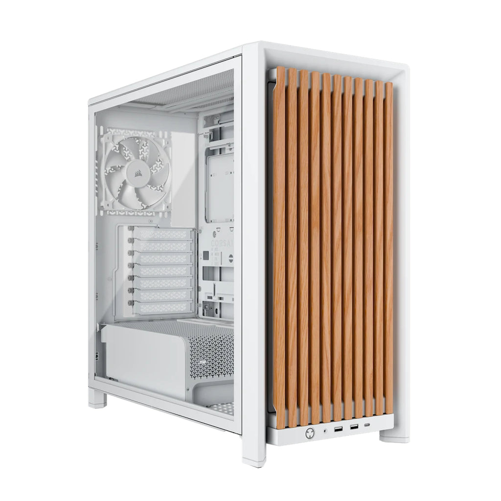 FRAME 4000D WOOD RS Midi Tower Madera  Blanco
