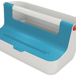 61250061 caja de almacenaje Rectangular Acrilonitrilo butadieno estireno (ABS) Azul  Blanco