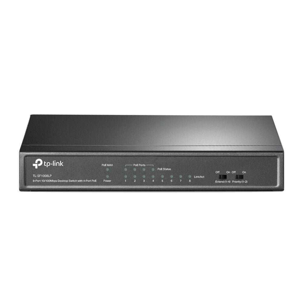 TL-SF1008LP switch No administrado Fast Ethernet (10/100) Energa sobre Ethernet (PoE) Negro
