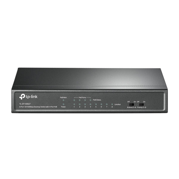 TL-SF1008LP switch No administrado Fast Ethernet (10/100) Energa sobre Ethernet (PoE) Negro