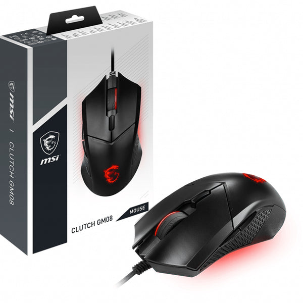 Clutch GM08 ratn Juego Ambidextro USB tipo A ptico 4200 DPI