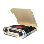 01TT15 tocadisco Tocadiscos de traccin por correa Beige  Negro