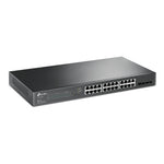 JetStream TL-SG2428P switch Gestionado L2/L2+ Gigabit Ethernet (10/100/1000) Energa sobre Ethernet (PoE) 1U Negro