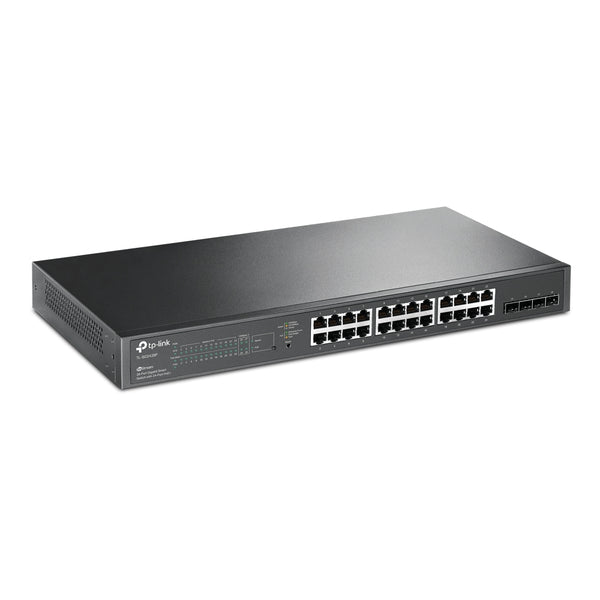JetStream TL-SG2428P switch Gestionado L2/L2+ Gigabit Ethernet (10/100/1000) Energa sobre Ethernet (PoE) 1U Negro
