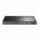 TL-SG1218MP switch No administrado Gigabit Ethernet (10/100/1000) Energa sobre Ethernet (PoE) 1U Negro