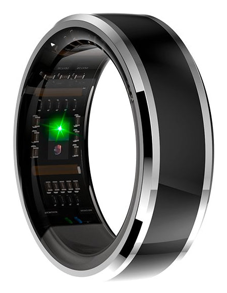 8434847073798 rastreador de actividad No Anillo inteligente rastreador de actividad Negro  Plata