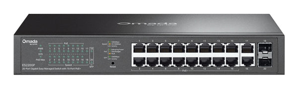 ES220GP switch Gestionado Gigabit Ethernet (10/100/1000) Energa sobre Ethernet (PoE) Negro