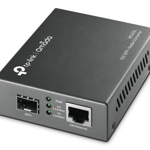 Omada MC420L convertidor de medio 10000 Mbit/s Multimodo  Monomodo Negro