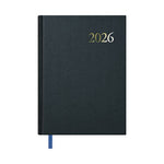 AGENDA SEGOVIA SEMANA VISTA 14 X 20 CM. COLOR NEGRO DOHE 11116
