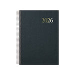 AGENDA SEGOVIA ESPIRAL DA PGINA 14 X 20 CM. COLOR NEGRO DOHE 11128.