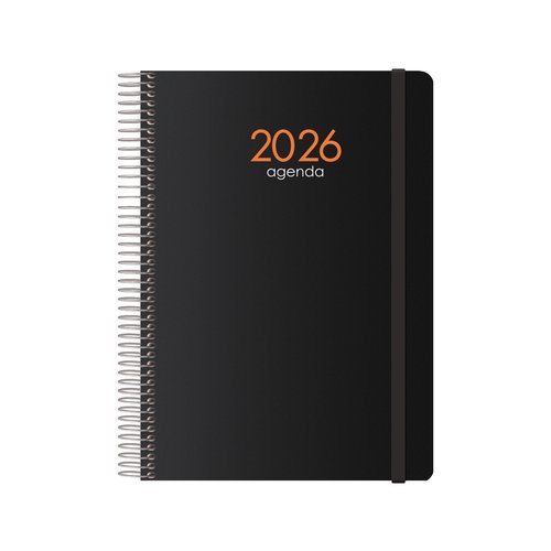 AGENDA SYNCRO DA PGINA 15 X 21 CM NEGRO DOHE 11620
