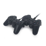 JPD-UDV2-01 mando y volante Negro USB 2.0 Gamepad Analgico/Digital PC