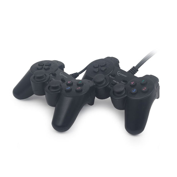 JPD-UDV2-01 mando y volante Negro USB 2.0 Gamepad Analgico/Digital PC