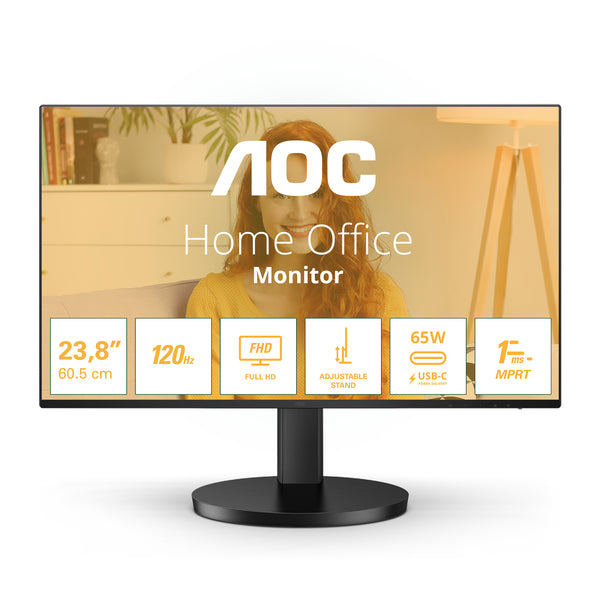 B3 24B3CF2 pantalla para PC 60 5 cm (23.8") 1920 x 1080 Pixeles Full HD LED Negro