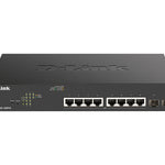 DGS-1100-10MPV2 switch Gestionado L2 Gigabit Ethernet (10/100/1000) Energa sobre Ethernet (PoE) 1U Negro
