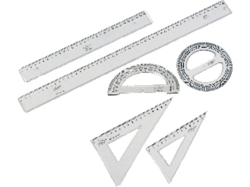 FBO REGLA PLANA TRANSPARENTE 20CM 41120