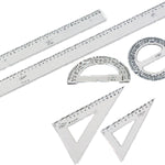 FBO REGLA PLANA TRANSPARENTE 20CM 41120