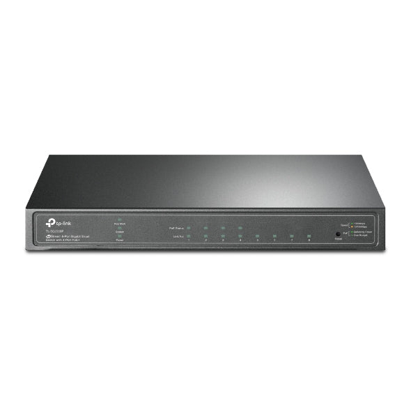 JetStream TL-SG2008P switch Gestionado L2/L2+ Gigabit Ethernet (10/100/1000) Energa sobre Ethernet (PoE) Negro