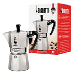 Moka Express Cafetera italiana 0 55 L Negro  Plata