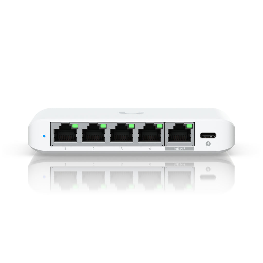 UniFi Flex Mini 2.5G Gestionado 2.5G Ethernet (100/1000/2500) Energa sobre Ethernet (PoE) Escritorio Blanco