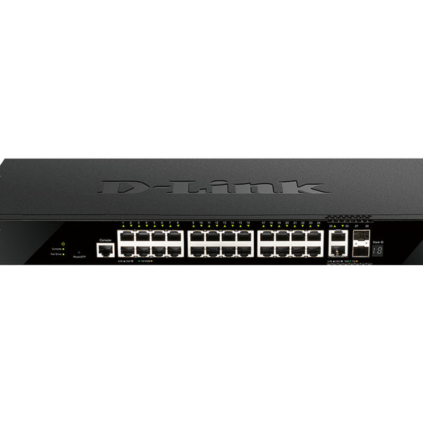 DGS-1520-28 switch Gestionado L3 10G Ethernet (100/1000/10000) 1U Negro