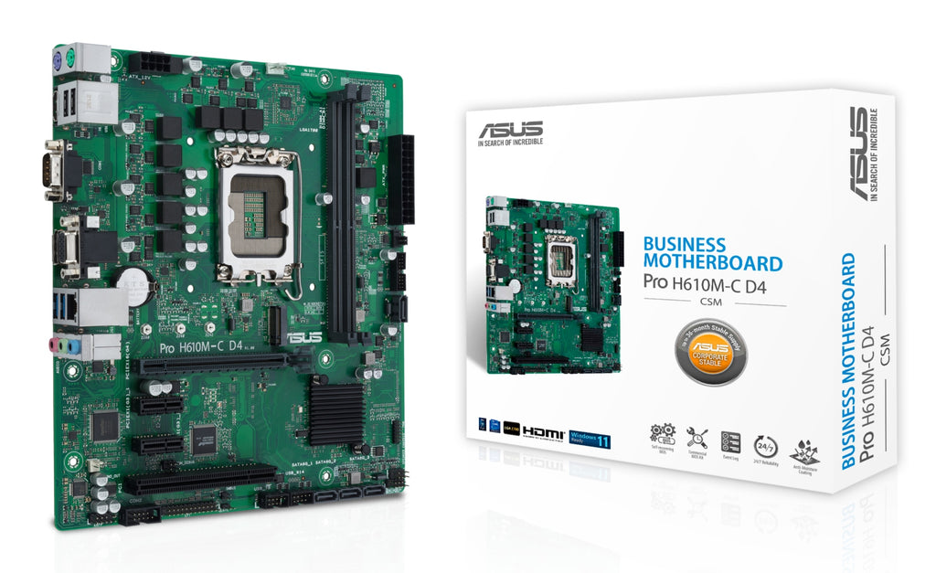 PRO H610M-C D4-CSM Intel H610 LGA 1700 micro ATX