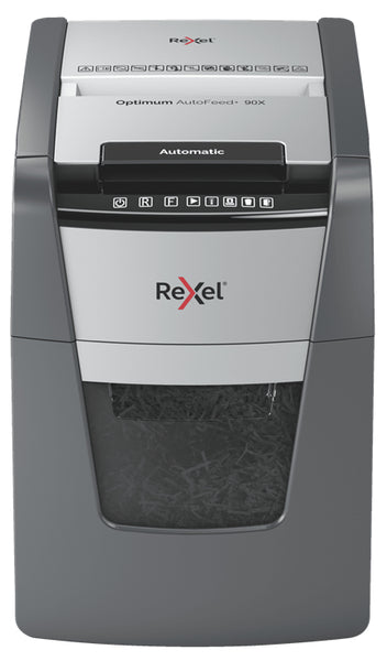 AutoFeed+ 90X triturador de papel Corte cruzado 55 dB Negro  Gris