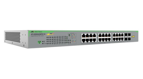 AT-GS950/28PSV2-50 switch No administrado Gigabit Ethernet (10/100/1000) Energa sobre Ethernet (PoE) Gris