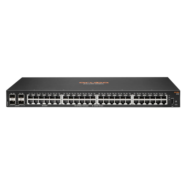 Aruba Networking Aruba 6100 48G 4SFP+ Gestionado L3 Gigabit Ethernet (10/100/1000) 1U Negro