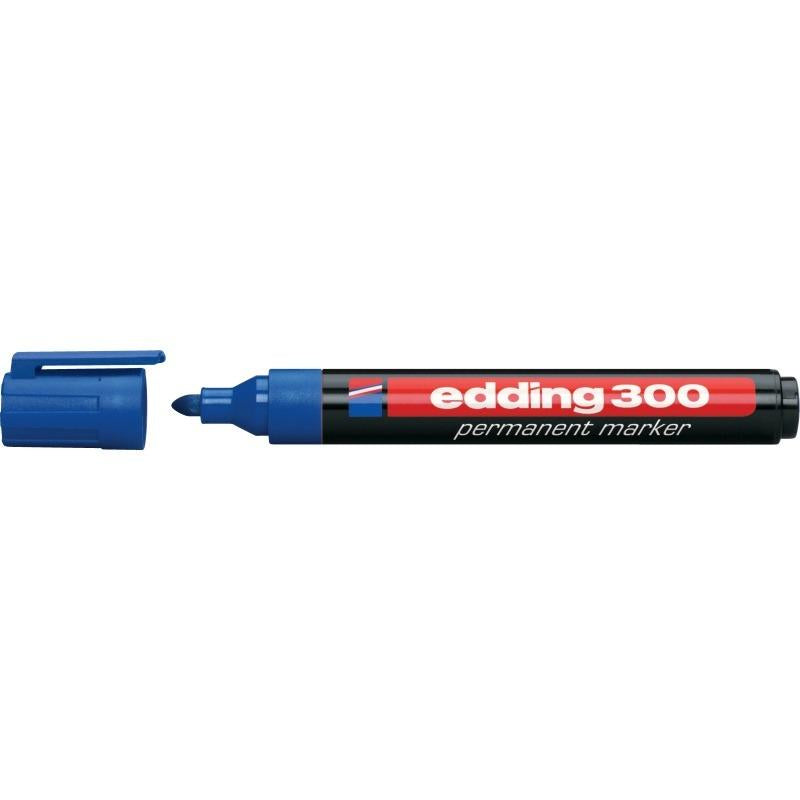 300 marcador permanente Azul 10 pieza(s)