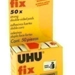 CINTA DOBLE CARA UHU FIX TIRAS estuch.50