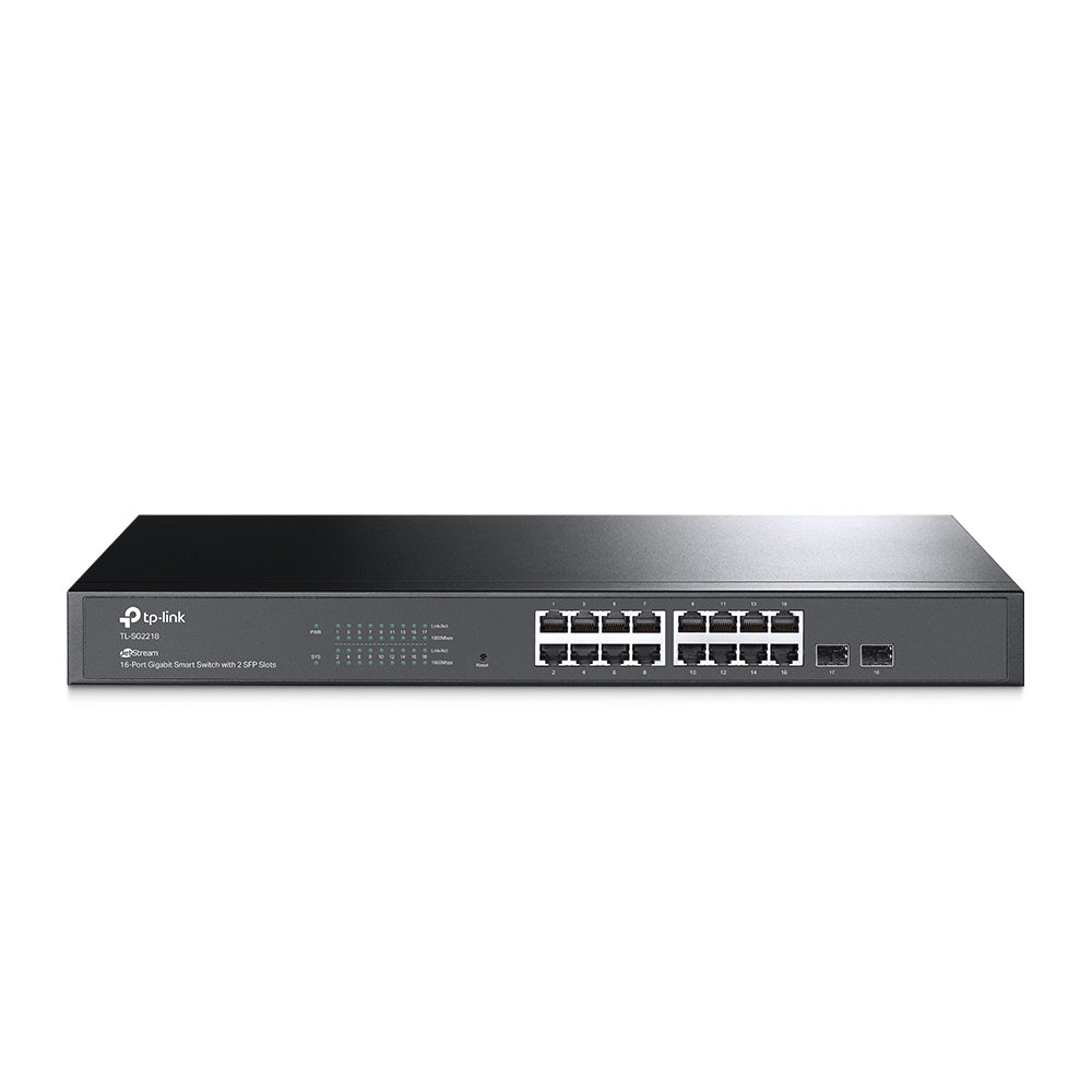 JetStream TL-SG2218 switch Gestionado L2/L2+ Gigabit Ethernet (10/100/1000) 1U Negro