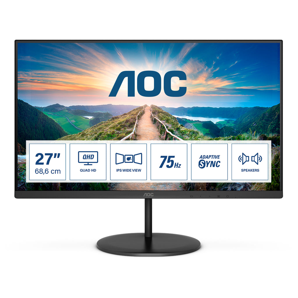 V4 Q27V4EA pantalla para PC 68 6 cm (27") 2560 x 1440 Pixeles 2K Ultra HD LED Negro