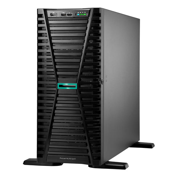 ProLiant ML110 Gen11 4510 12-core 1P 64GB-R MR408i-o 8SFF 2x480GB SSD 2x1000W RPS EU Server