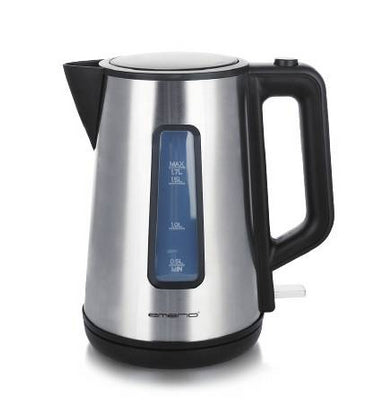 WK-122829 tetera elctrica 1 7 L 2200 W Negro  Acero inoxidable