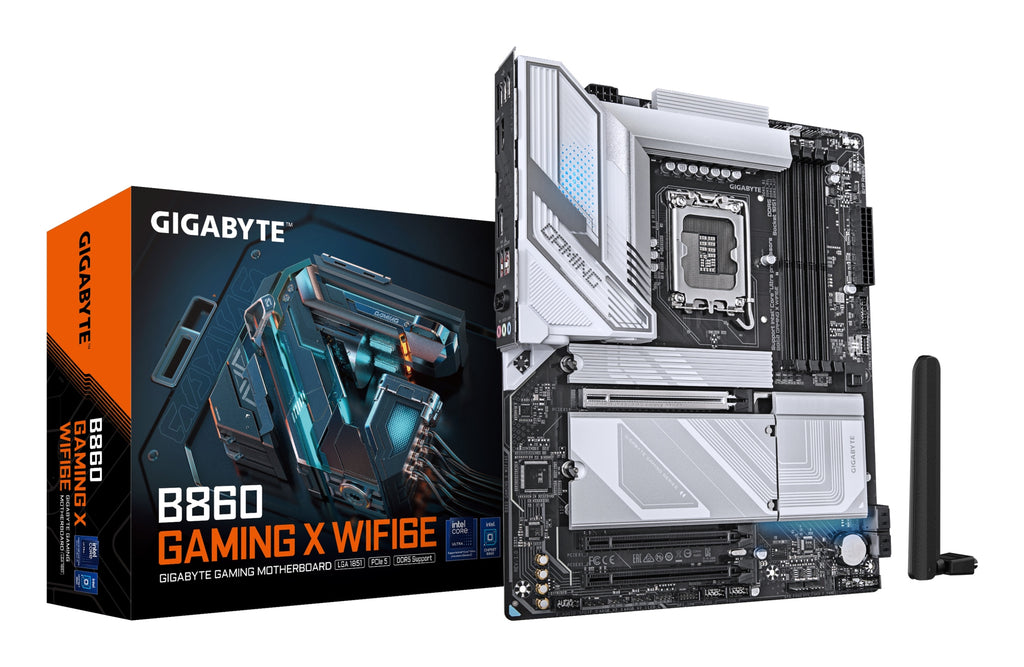 B860 GAMING X WIFI6E Placa base - CPUs Intel Core Ultra  VRM de 12+1+2+1 fases  hasta 9066MHz DDR5  1xPCIe 5.0 + 2xPCIe 4.0 M.2  LAN 2 5 GbE  WIFI 6E  USB4