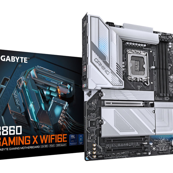 B860 GAMING X WIFI6E Placa base - CPUs Intel Core Ultra  VRM de 12+1+2+1 fases  hasta 9066MHz DDR5  1xPCIe 5.0 + 2xPCIe 4.0 M.2  LAN 2 5 GbE  WIFI 6E  USB4