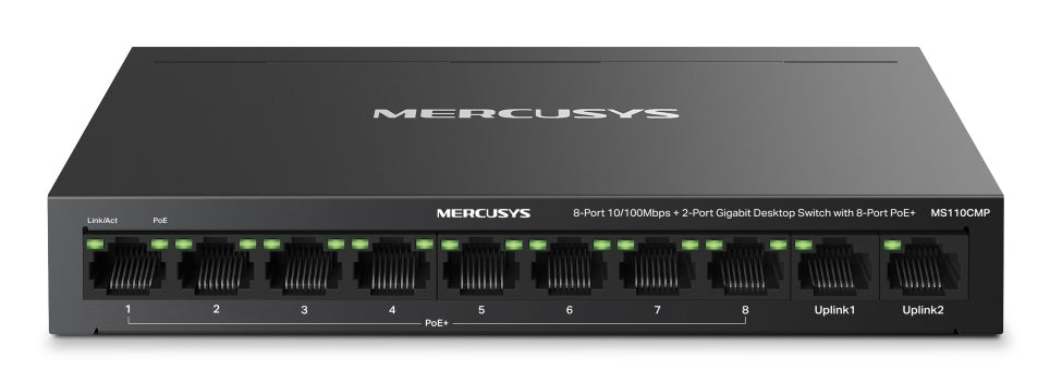 MS110CMP switch Fast Ethernet (10/100) Energa sobre Ethernet (PoE) Negro