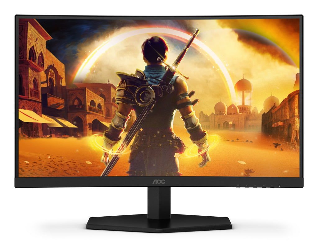 G4 23.6" VA FHD 180Hz pantalla para PC 59 9 cm (23.6") 1920 x 1080 Pixeles Full HD LCD Negro  Rojo