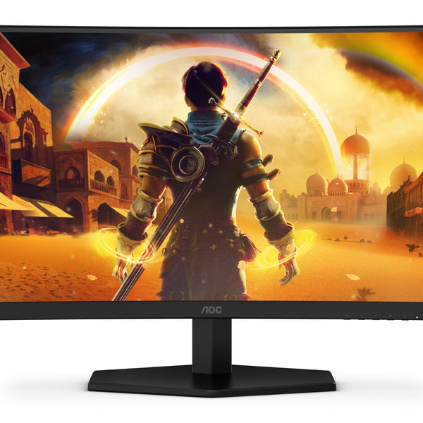 G4 23.6" VA FHD 180Hz pantalla para PC 59 9 cm (23.6") 1920 x 1080 Pixeles Full HD LCD Negro  Rojo